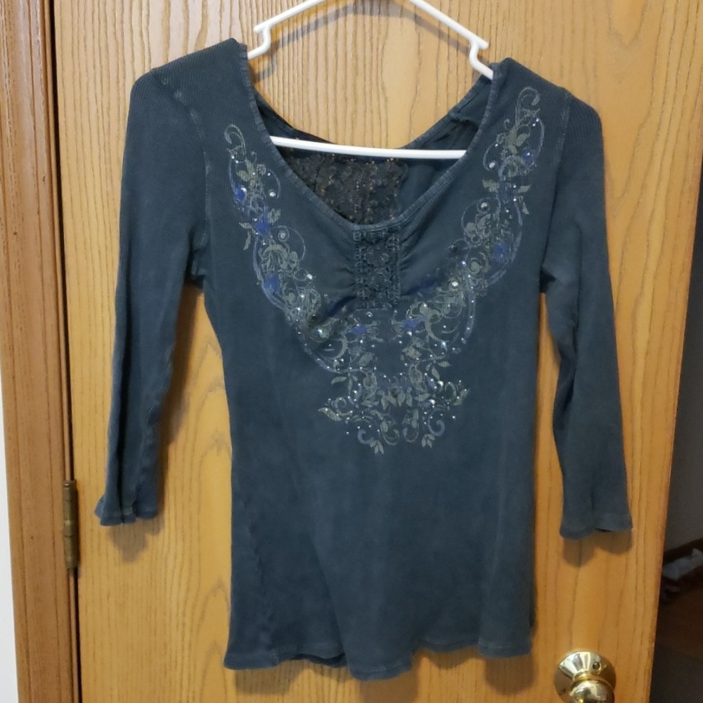 Pre-Loved One World Long Sleeve With Embellished